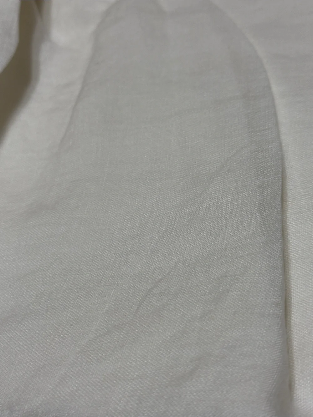 NWOT Queen European Linen Fitted Sheet Set in Ivory - $124